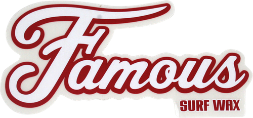 FAMOUS LOGO DECAL single