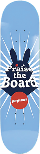 POPWAR PRAISE THE BOARDS LIGHTBLUE
