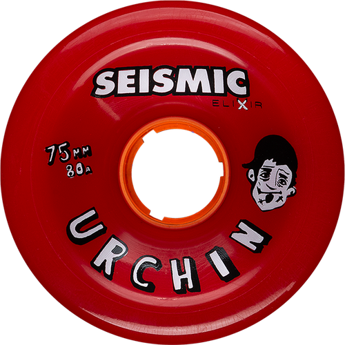 SEISMIC URCHIN 75mm 80a OPAQUE RED