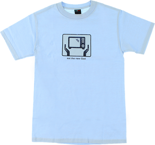 PIZZA EAT SS S-POWDER BLUE