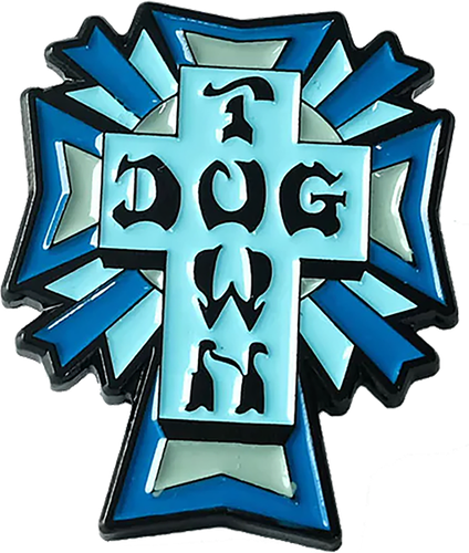 DOGTOWN CROSS LOGO ENAMEL PIN