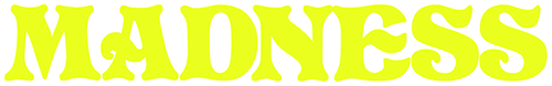 MADNESS LOGO DECAL SINGLE YELLOW