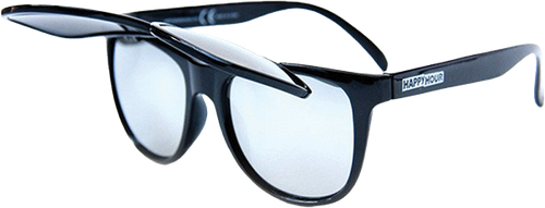 HAPPY HOUR GERWER DOUBLE DOWN BLK SUNGLASSES