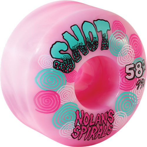 SNOT HOUGHTON SPIRAL WIDE BOYS 58MM 99A PNK/WT SWL