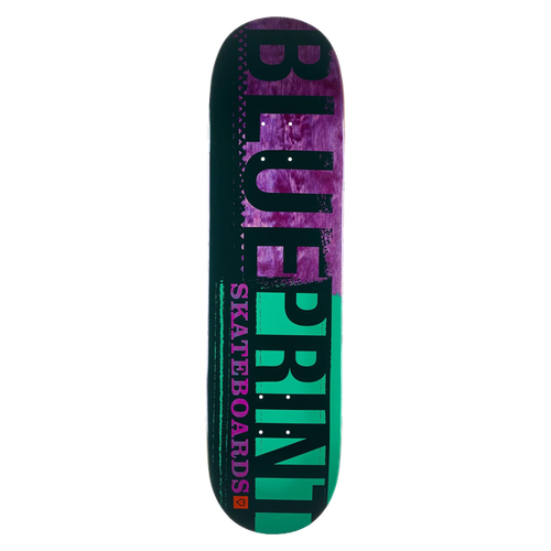 BLUEPRINT KEPT DECK-8.25 DK GRN/PURPLE STAIN