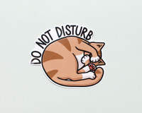 Antisocial Cat Stickers