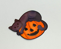 Pumpkin Cat -  Sticker