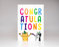 Congratulations Confetti - Greeting Card