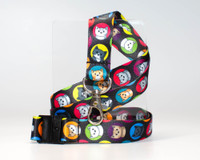 Circle Cats Lanyard  - with Safety Clip