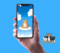 Calm Cat - Phone Wallpaper