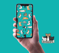 Belly Cats - Phone Wallpaper