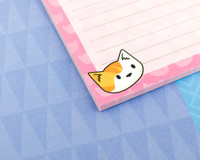 Pink Cats Notepad with optional magnet
