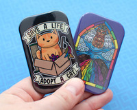 Save A Life, Adopt a Cat - Fridge Magnet