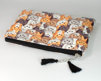 Clowder of Cats Zip Pouch