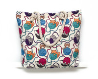 Cats and Yarn Bag