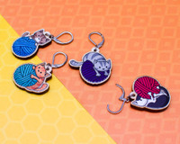 Cats and Yarn Stitch Markers - Set of 4
