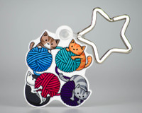 Yarn Cats - Key Ring - ECO Yarn Cats - Key Ring - ECO
