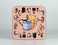 Gardening Cat Coaster