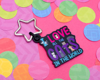 I Love All The Cats In The World - Key Ring - Eco I Love All The Cats In The World - Key Ring - Eco
