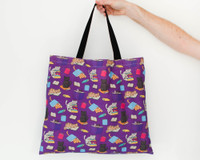 Book Cats Canvas Bag