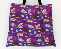 Book Cats Canvas Bag