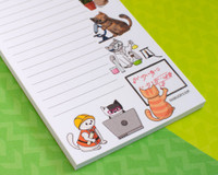 STEM Cats Notepad with optional magnet 