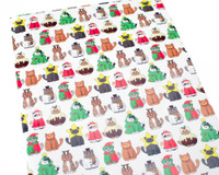 Costume Cats Rows  Wrapping Paper