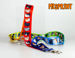 MISPRINT Rainbow Cats - Lanyard - Safety Clip MISPRINT Rainbow Cats - Lanyard - Safety Clip