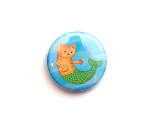 Mermaid Cat - Fridge Magnet Mermaid Cat - Fridge Magnet