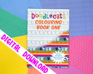 DIGITAL DOWNLOAD - Cat Colouring Book - Volume One DIGITAL DOWNLOAD - Cat Colouring Book - Volume One