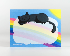 Rainbow Sunshine Kitty Sticky Notes Rainbow Sunshine Kitty Sticky Notes