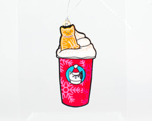 Gingerbread Latte - Wooden Christmas Decoration