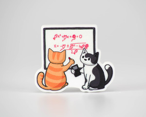 Maths Cat - Acrylic Pin Maths Cat - Acrylic Pin