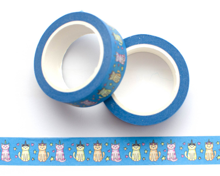 Unicorn Cats Washi Tape