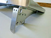 Solid Stainless Steel 32" Tray Slide With Fold-Down Mounting Brackets