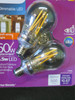 Philips Warm Glow 60W/5.5W Dimmable LED Fan Bulb Candelabra Base 2 Pack