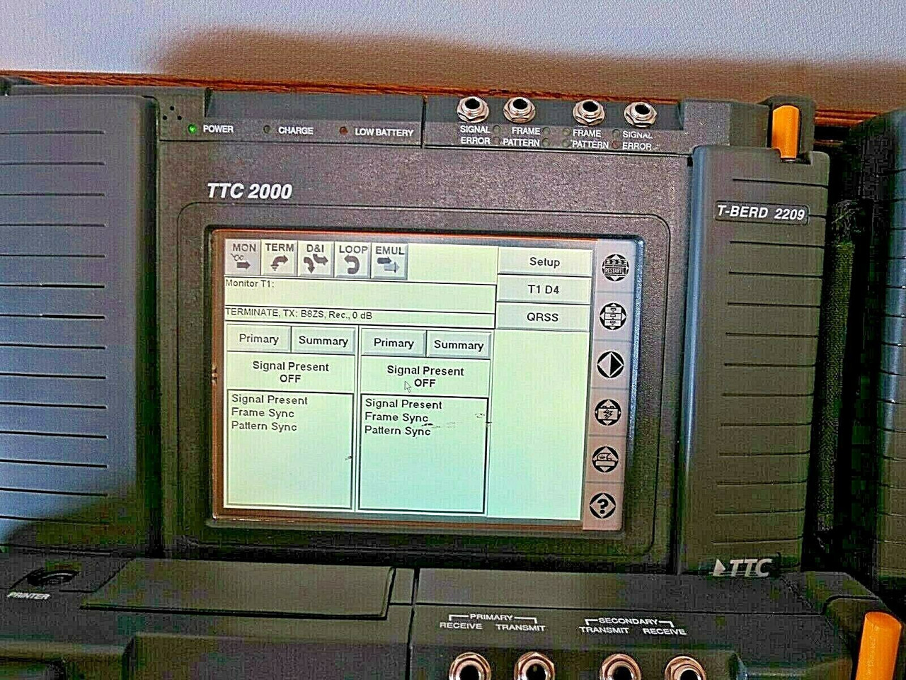 TTC 2000 Test Pad T-Berd 2209 Communication Analyzer Modules