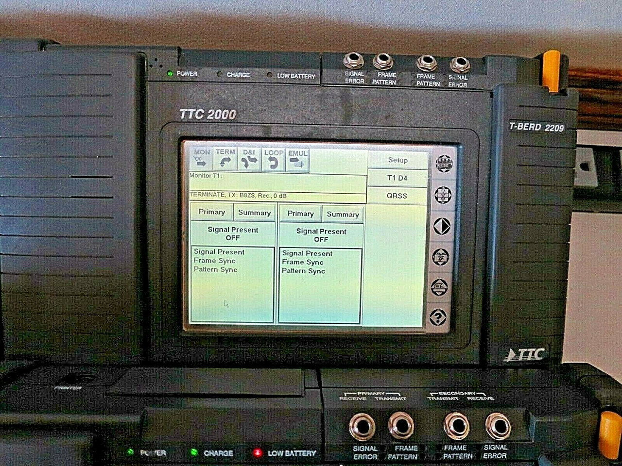 TTC 2000 Test Pad T-Berd 2209 Communication Analyzer Modules