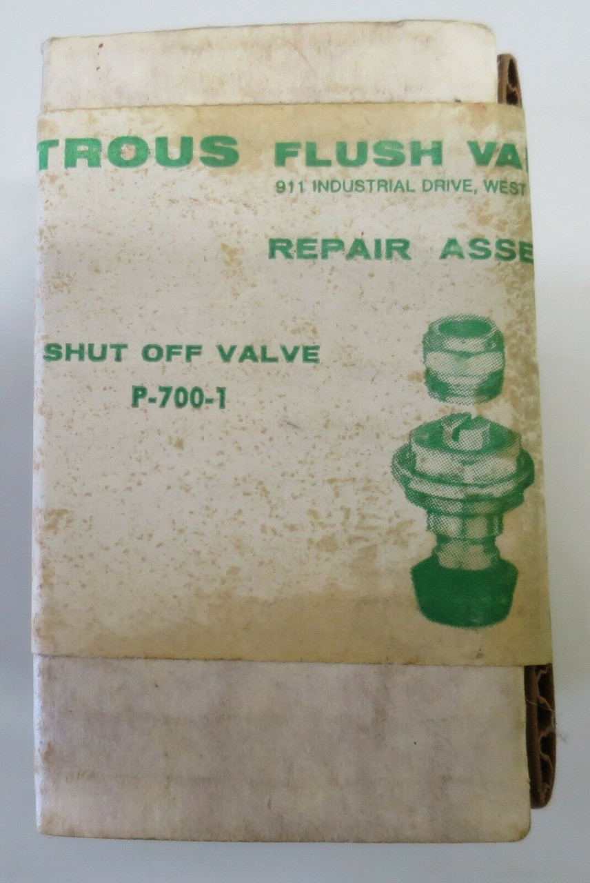 Watrous Flush Valve Repair Assembly Shut Off Valve P-700-1