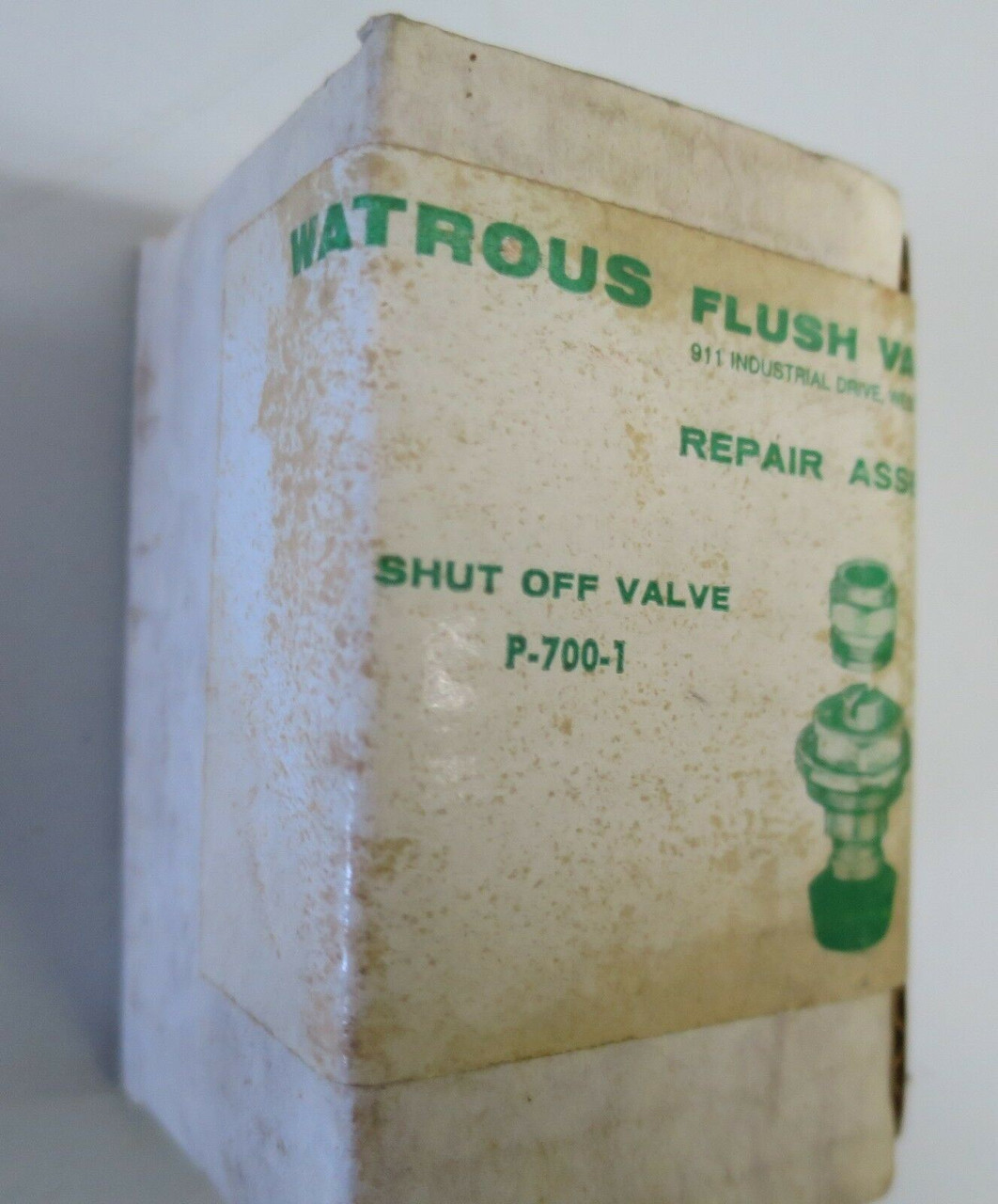 Watrous Flush Valve Repair Assembly Shut Off Valve P-700-1