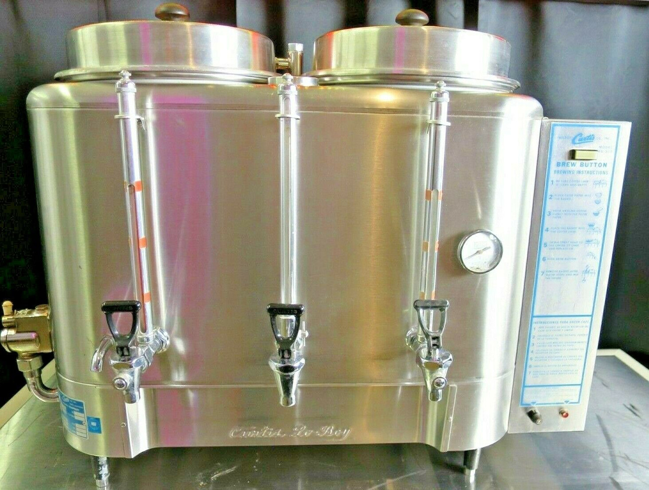 VEVOR 50 Cups Commercial Coffee Urn Stainless Steel Large Coffee