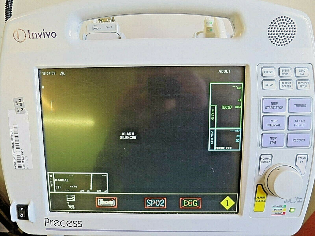 MRI Patient Monitoring System Invivo Precess 3160