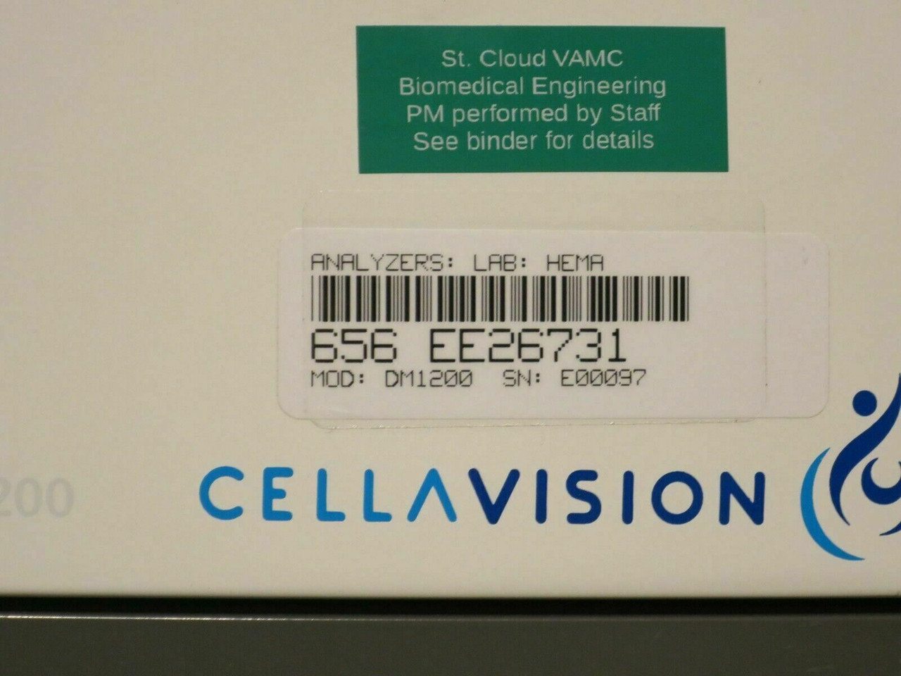 CellaVision DM1200 Digital Cell Morphology Analyzer **PARTS ONLY**