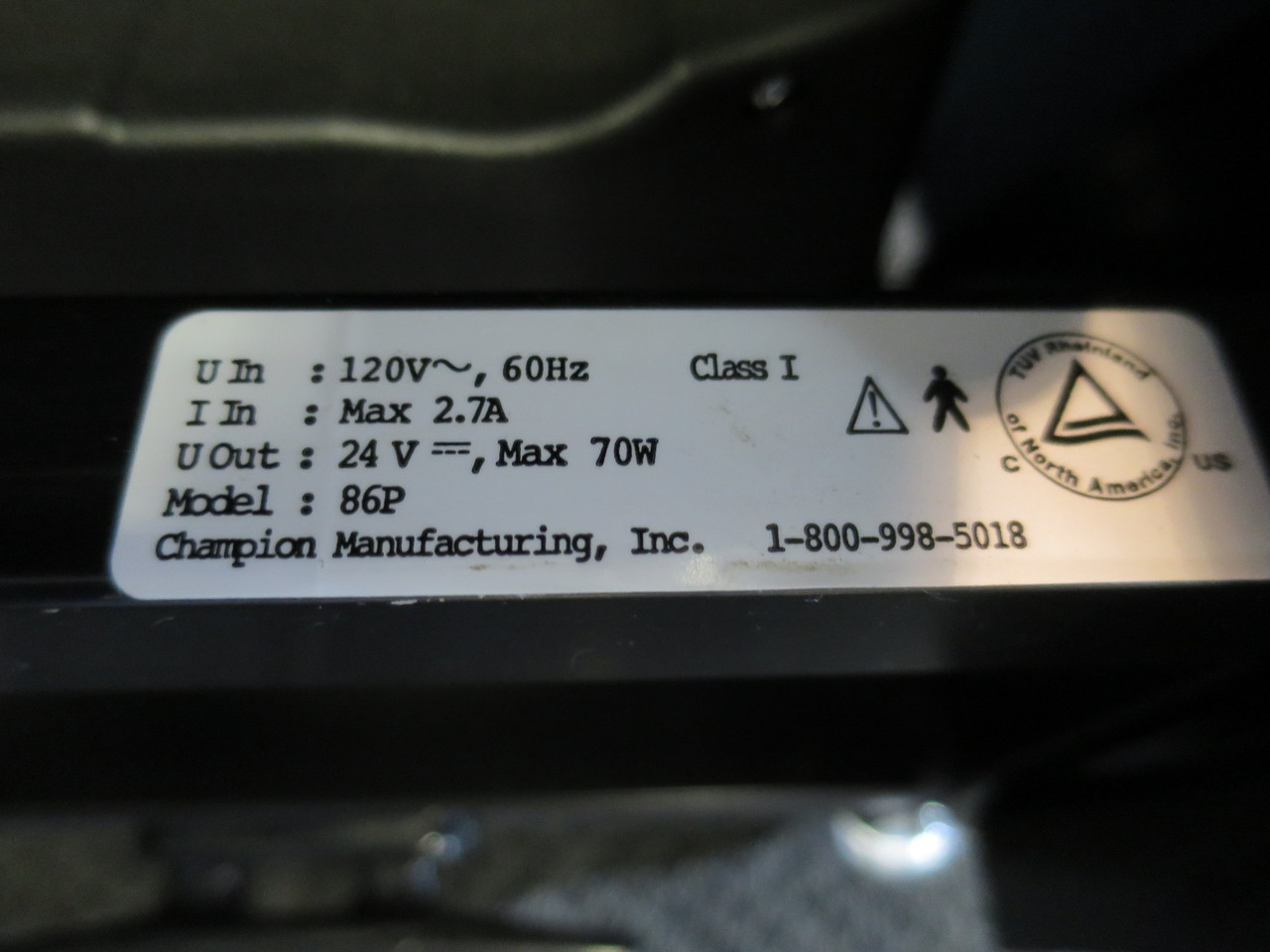Patient Transfer Bariatric Power Recliner with Swing Away Arms Champion 86P
