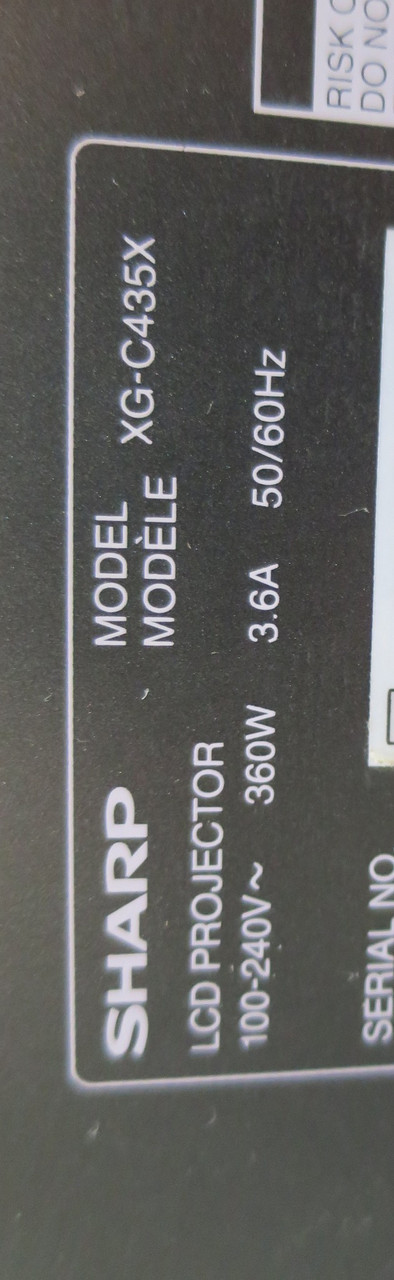 XGA Conference Room Projector Sharp Notevision XG-C435X