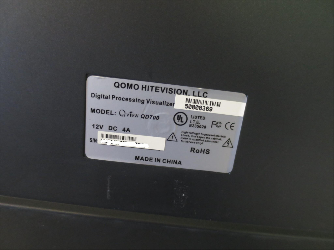 #2 Qomo Hitevision QView QD700 Digital Processing Visual Document Presenter