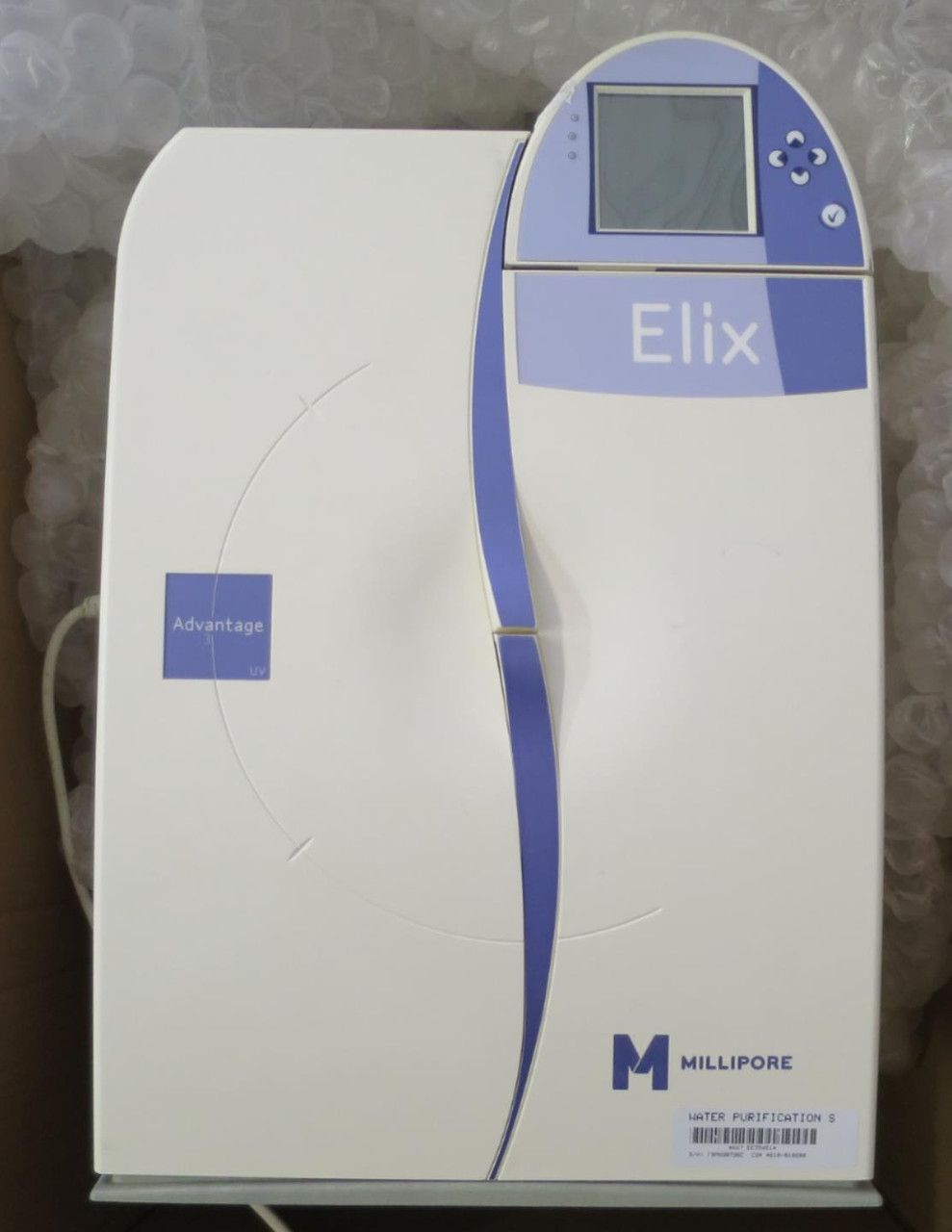 *PARTS ONLY* Millipore Elix Advantage 3 with Wall Mount and 30L Tank