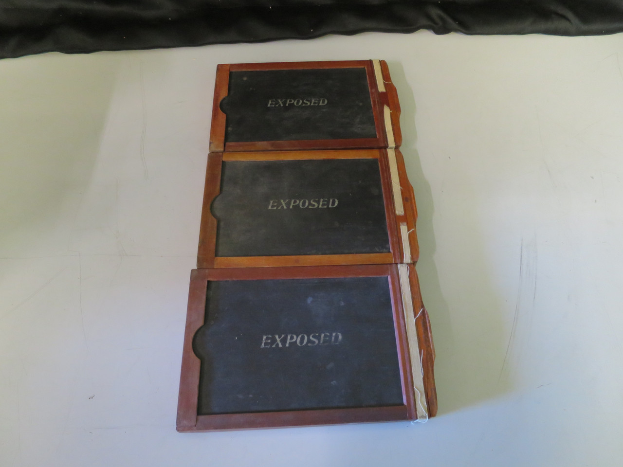 Vintage Conley Film Plate Bellows Camera w/ 5x7 Wooden Film Holders