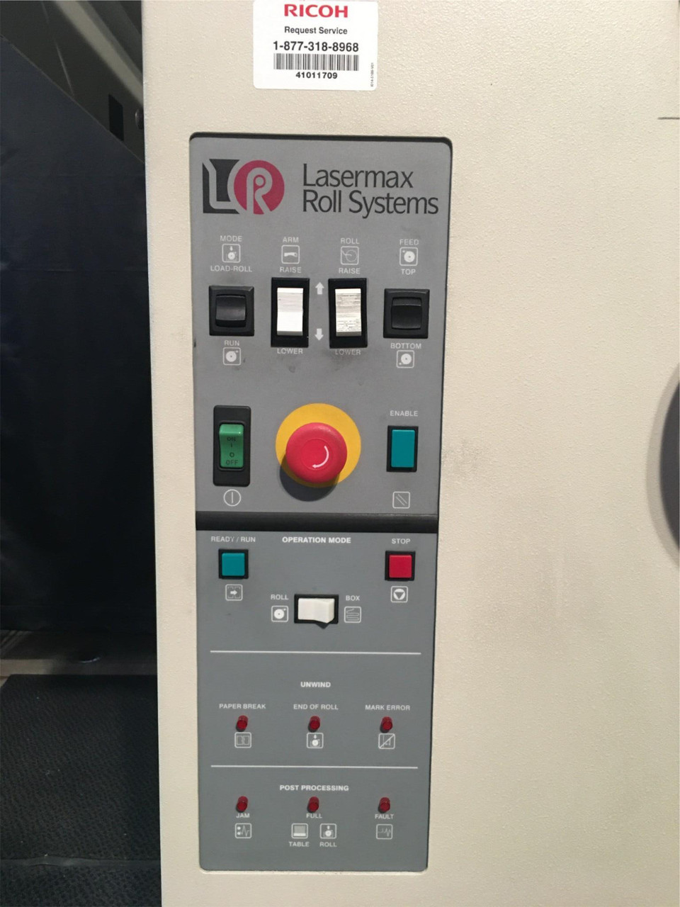 LaserMax Roll System Unwinder U5 Right Side Load 40019101