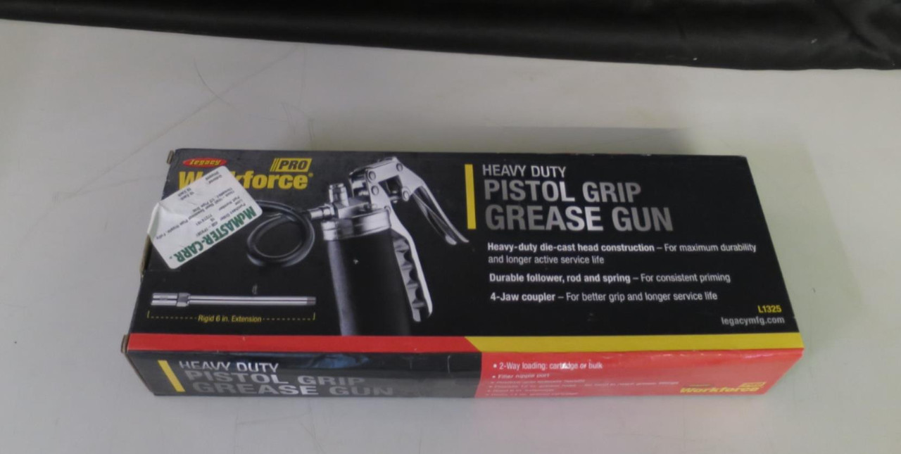 Legacy Pro Work Force HEAVY DUTY PISTOL GRIP GREASE GUN..